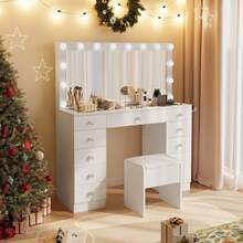 Vanities & Vanity Benches - White - View 1