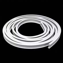 Tapsin 5M Bendable Flexible Curtain Track Rod Rail Ceiling Window Caravan Straight Bay - White - View 8