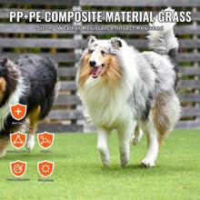 9 Or 18 Pcs Artifical Grass Tiles 12"X12" Interlocking Turf Deck Set, Synthetic Fake Grass Self-Draining Mat Flooring Decor Pad, Perfect For Multi-Purpose Indoor Outdoor Entryway Scraper Dog Mats - 9 件 12x12 英寸 - 查看 3