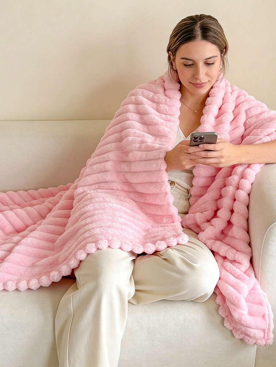 1 chiếc chăn kẻ sọc trơn 380gsm, chăn ném bằng vải flannel mềm mại, có nhiều kích cỡ và màu sắc, chăn ấm áp, nhẹ nhàng, thoải mái cho ghế sofa, giường, xe hơi, thiết kế kẻ sọc thời trang cho trang trí phòng khách hoặc phòng ngủ, chất liệu mềm mại.