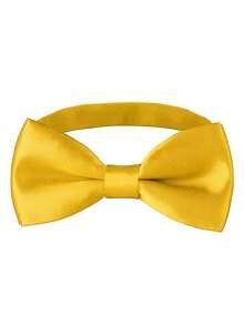 1pc Kids Bow Tie Accessory, Solid Color Bow Tie Ornament, Elegant Attire Decor For Children Performance Outfit