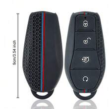 Silicone Car Key Cover Case For BYD Atto 3 EV Dolphin Durable Second Song Pro Tang Dm QIn PLUS MAX Yuan Key Holder Cover - A - View 5