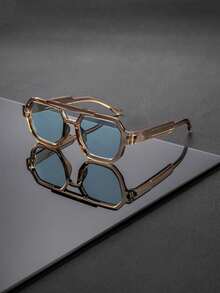 1副休闲PC（聚碳酸酯）时尚眼镜，四季皆宜 - 彩色 - 查看 7