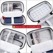 Organizador Portátil, Bolsa Accesorios Electrónicos Impermeable, Funda Compatible con SanDisk 1TB 2TB 500GB 4TB/para Pro Portable SSD, Almacenamiento de Disco Duro de para /SDSSDE30/SDSSDE81,40848267 - Multicolor - Ver 6