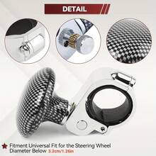 Easy Install Foldable Steering Wheel Knob, Universal Car Truck Steering Wheel Handle, Enhance Driving Control, Steering Wheel Accessory - Multicolor - View 6