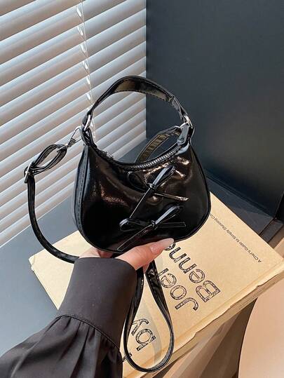 2026 Ny Bow Dumpling Axelväska, Modern Nischdesign, Avslappnad Mångsidig Damväska med Crossbody