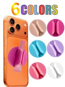 Lip Gloss Holder Phone Case, Protective Lip Gloss Case With Adhesive Holder For Most Phone Models- Durable Adhesive Silicone Retainer,Silicone Phone Holder Adhesive,Stylish And Convenient Grip-On Silicone Lip Balm Case,Valentine's Day, Mother's Day - Multicolor - View 2