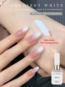 annies 12毫升蛋形透明乳白色指甲油凝胶，2026年新款时尚冰透明果冻乳白色指甲油，美甲沙龙专用，1瓶/2瓶装 - 彩色 - 查看 10