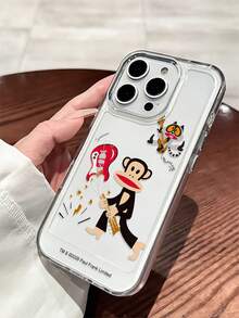 Authorized Paul Frank Transparent Empty Shell Phone Case, Big Mouth Monkey Full Drop Protection Camera, New Model Suitable For IPhone13/14/15/16Pro Max Phone Case - Nhiều màu - Xem 3