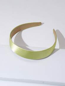 1 pieza/2 piezas Diadema de tela de color liso brillante, versión ancha, minimalista y versátil adecuada para cualquier ocasión, diadema para mujeres, accesorios para el cabello, hogar, cuidado de la piel, diadema, accesorios para la cabeza, verano, vacaciones, viajes, festival, fiesta - Lila Púrpura - Ver 8