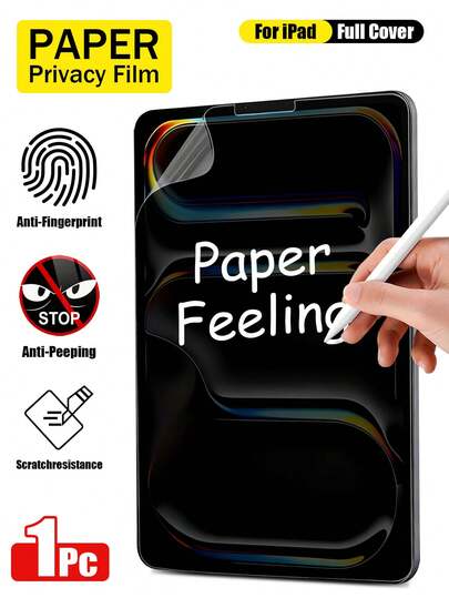 XINHONGYU 1 pieza Película protectora de pantalla mate mejorada, adecuada para la 11.ª/10.ª/9.ª/8.ª/7.ª/6.ª/5.ª generación de Air7/Air6/Air5/Air4/Air3/Air2/Air1/Pro 9.7"/Pro 10.5" de 10.9"/10.2"/9.7", material PET para escritura y dibujo en tableta