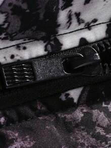 Ropa de algodón de cuello alto en invierno, abrigos de pareja a prueba de viento engrosados y cálidos, chaquetas de algodón de plumas masculinas, ropa de algodón de camuflaje, ropa de algodón de camuflaje - Blanco - Ver 4