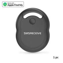 Rastreador gps inteligente para iOS, encuentra mi aplicación, etiqueta de aire, buscador de llaves, bolsa para bicicleta, artículo antipérdida, rastreador inteligente - blanco - Ver 9