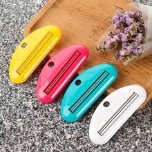 4pcs Toothpaste Squeezer, Toothpaste Clip, Facial Cleanser & Hand Cream Dispenser, Manual Squeeze Tube Roller, Home Use - Multicolor - View 7