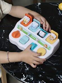 Juguetes Montessori - Juguetes de causa y efecto - Juguetes de rompecabezas con botones y colores - Juguetes de clasificación de colores de animales - Adecuados para niños, niños pequeños, bebés - 18 meses y talla grande - Pop-Up Pals, Artículos esenciales para bebés, Juguetes para niños pequeños, Juguetes sensoriales para bebés, Juguetes para bebés, Navidad, Juguetes para cochecito, Juguetes para cuna, Recién nacidos - Multicolor - Ver 12