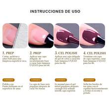 12pc 5ml GAOY para Uñas Magnético Gato Ojo + Top Coat para Uñas, Esmalte de Gel Transparente Rosado Claro Brilliante con Purpurina, Materiales para Uñas Soak Off UV LED para Diseño de Arte de Uñas - Rosa - Ver 8