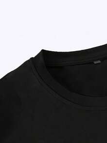 New Zealand Rugby - My Heart Forever Black T-Shirt, Regular Edition, Family T-Shirt, Pure Cotton, Machine Washable - Black - View 3
