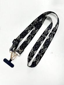 1 件复古手机挂绳，长斜挎肩带，配珍珠吊坠，坚固的男女户外配件，配有垫片，可作为送给母亲、家人、朋友、生日、节日的礼物，手机挂饰，手机链 - 頸繩 - 查看 19