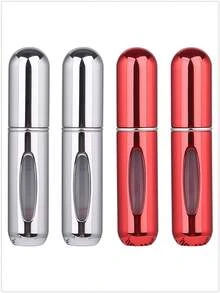 5 件/4 件/3 件/2 件/1 件 5ml 可再填充香水瓶、便携式可再填充香水雾化器瓶、可再填充香水旅行喷雾瓶、迷你便携式空液体容器、旅行必需品、海滩旅行收纳袋、适用于香水、女士香水，适合度假、露营、度假、返校