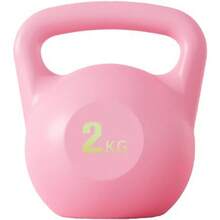 1个健身哑铃壶铃，男女通用，家用健身房哑铃训练，臀桥壶铃，自充气专业健身器材，PE材质，适用于家庭健身房、深蹲和燃脂训练（2公斤、4公斤、6公斤、8公斤），健身配件