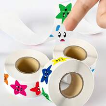 500pcs 8 Designs 1 Inch School Stickers, Teacher Reward Stickers, Classroom Supplies, Potty Training Stickers, Motivational Stickers - Multicolor - View 5