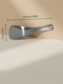 1pc/2pcs Stainless Steel Thick Square Head Rice Paddle, Hammered Texture Rice Spoon, Non-Stick Kitchen Cooking Serving Spoon For Home, Cafeteria, Restaurant