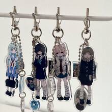 2026新款复古日式亚克力挂件钥匙扣手机DIY，Y2K美学 - 完美礼物，生日礼物，理想礼物，惊喜礼物，节日礼物，情侣礼物，万圣节礼物，圣诞礼物，游戏爱好者精致礼物 - 彩色 - 查看 4