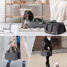 BABEYER - Bolsa de aspiradora de aseo para perros kit de aseo para mascotas perfecta para aspiradora de pelo de perro accesorios de kit de herramientas de aseo y accesorios - Gris - como en la foto - Ver 6