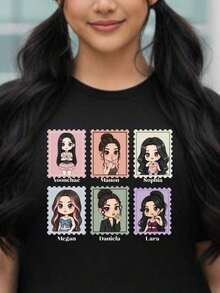 2026 Young Girls' Boys' Graphic Cotton Graphic Tees, Katseye Music Shirt, Katseye K-Pop Graphic T-Shirt, Katseye Gnarly T-Shirt, Katseye K-Pop T-Shirt, Gabriela Shirt, T-Shirt For Teenagers, Music T-Shirt Boys' T-Shirts Girls' Outfits Matching Mother-Daughter Wear TV-Inspired Gifts For Girls Teenage Girls' Clothing Boys' Apparel Gifts For Teenage Boys Children's Outfits Girls' Aesthetic T-Shirts Teenage Girls' Tops Teenage Girls' T-Shirts Teenage Girls' Clothing Girls' Jackets Boys' Apparel Girls' Outfits Teenage Girls' Tops Matching Parent-Child Wear Boys' T-Shirts Children's Clothing Gifts For Girls New Year Gifts - Black14 - 查看 1