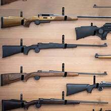 1/3/6Pcs Gun Racks, Metal Hooks, Suitable For Various Categories Such As Handguns, Rifles, Pistols, Etc., Can Be Fully Stored In One Rack, With Cost-Effectiveness And Compact Design That Does Not Take Up Space - Multicolor - View 5