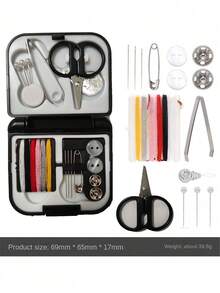 一套迷你便携缝纫工具套装，家用缝纫工具，线盒，穿线器，手工缝纫用品，情人节礼物，穿线器，情人节，婚礼，生日，缝纫，工艺用品，工艺品，缝纫配件，针法，缝纫小物，返校季