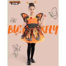 Spooktacular Creations - Disfraz de mariposa para niños y niñas, con diadema de alas para fiestas de Halloween,40853718 - Multicolor - Ver 2