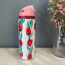 32 Oz Outdoor Sports Water Cup Water Bottle Stainless Steel Vacuumowala Insulated Cup With Lid And Straw Suitable For Water, Iced Tea Or Coffee. - Nhiều màu - Xem 18