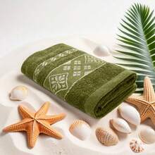 Bath Towels - Dark Green - View 1