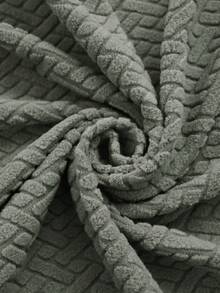 1pc Striped Plaid Sofa Seat Cushion Cover, All Season Modern Minimalist Stretch Sofa Slipcover, Scratch-Resistant, Anti-Slip, Dust-Proof, Washable, Suitable For Living Room, Bedroom, Study, Light Gray, Dark Gray - Light Grey - View 9