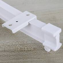 Tapsin 5M Bendable Flexible Curtain Track Rod Rail Ceiling Window Caravan Straight Bay - White - View 6