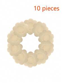 2/1 Pair Invisible Strapless Silicone Breast Petals: Sexy Silicone Breast Lift Tape, Enhances Cleavage, Suitable For Dresses, Gowns, Bikinis. Enhances Small Bust, Reveals Fuller Bust. Invisible Round Cup Bra Inserts, Thickened Nipple Covers - Multicolor - View 14