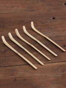 1/3 Pcs Handmade Japanese Style Bamboo Matcha Tea Scoop Set - Multicolor - View 7