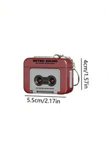 Cartoon Colorful Devil Horn Silicone Protective Case, With Positioning Anti-Lost, Anti-Fall, Anti-Scratch, Made Of Soft And Durable Silicone Material, Waterproof And Easy To Install; Zinc Alloy Keychain Anti-Lost Pendant, Suitable For Bag And Keys - Multicolor - View 9