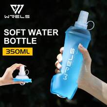 WRELS 1件 150/250/500ML 輕量可折疊咬嘴馬拉松運動水壺，熱壓無味冷水瓶 - 彩色 - 查看 14