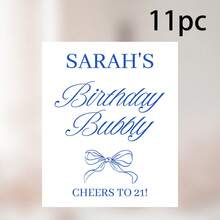 Custom Label For Champagne Bottle Birthday Gift,Customize Text,Gold Confetti Milestone Birthday Wine Label,80 & Fabulous,Custom Birthday Wine,Birthday Champagne Mini Bottle Champagne Bridesmaid Personalized Champagne Gift - Multicolor - View 8