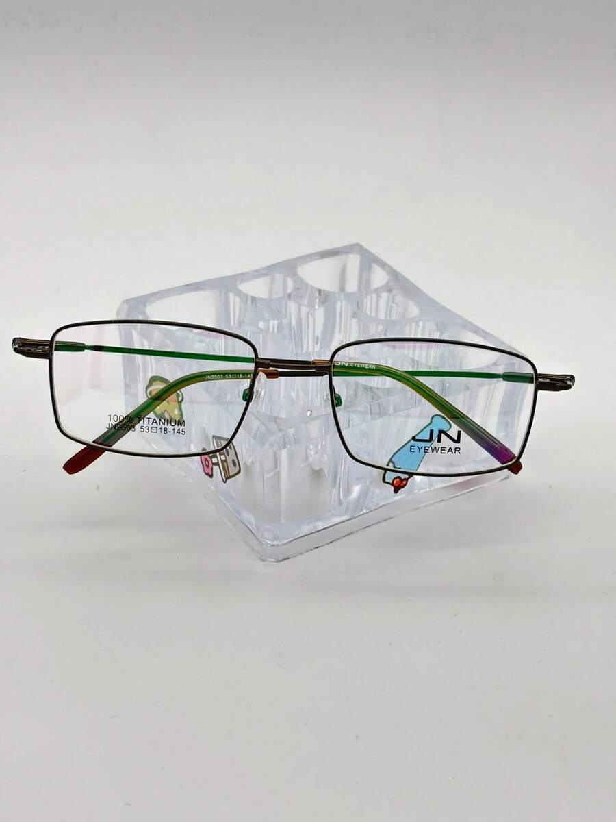 1 par de gafas con marco geométrico estrecho de TITANIUM 2503