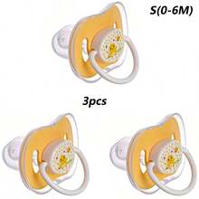 Baby Pacifier, Available In S And L Sizes, Made Of Liquid Silicone, Soft And Comfortable, Comes With Dust Cover, Suitable For Daily Use - Multicolor - View 19