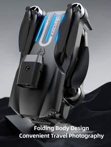 Drone C18S, Evitación inteligente de obstáculos, Motor sin escobillas, Fotografía aérea HD, Quadcopter, Plegable, Aeronave de control remoto, Color de accesorio aleatorio - Multicolor - Ver 9