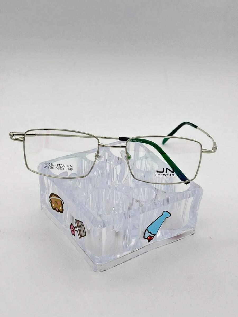 1 par de gafas con marco geométrico estrecho de TITANIUM 2503