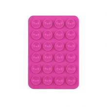 5pcs Silicone Phone Holder, Suction Cup Phone Stand, Hands-Free Phone Handle, Ring Holder, Compatible With Android, White + Black + Pink + Transparent + Rose Red, Great Gift For Valentine''s Day