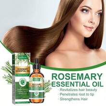 Rosemary Coconut Hair Oil - Moisturizing, Strengthening, Smoothing Hair Oil For Damaged Hair - Rosemary - View 2