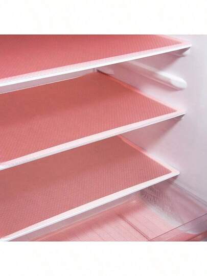 1/4/8pcs Washable Refrigerator Mats, Waterproof And Oil-Proof Fridge Liners, Suitable For Refrigerator Shelves, Glass Racks, Cabinet Drawers