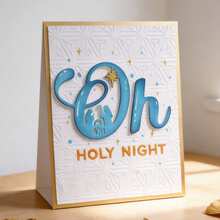 Creative Prayer Dies, DIY Scrapbooking Album And Embossing Stencil, Greeting Card Making Tool, Card Paper Cutting Crafts ,Gift Card Making Template Die Cuts. - Silver - View 1