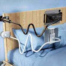 1pc Slouchy Smartphone/Tablet Stand, Foldable Desk/Bedside Phone Holder, Multifunctional, Stylish & Discreet, Suitable As Holiday Gift - Multicolor - View 1